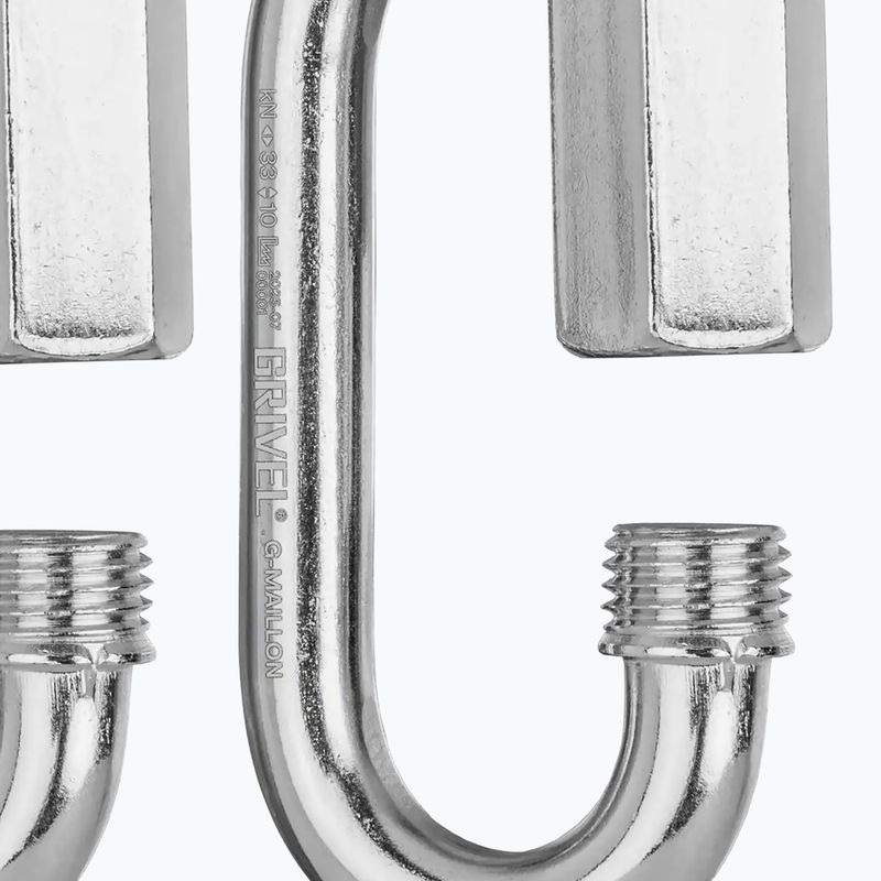 Carabiner Grivel G Maillon MI8N natural steel 2