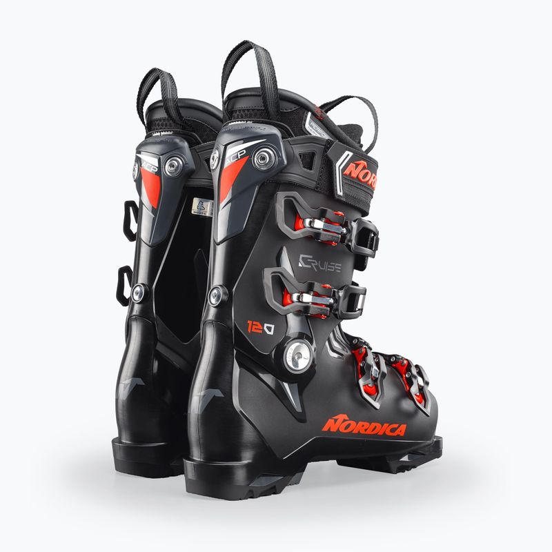 Men's Nordica The Cruise 120 GW ski boots black/anthracite/red 12