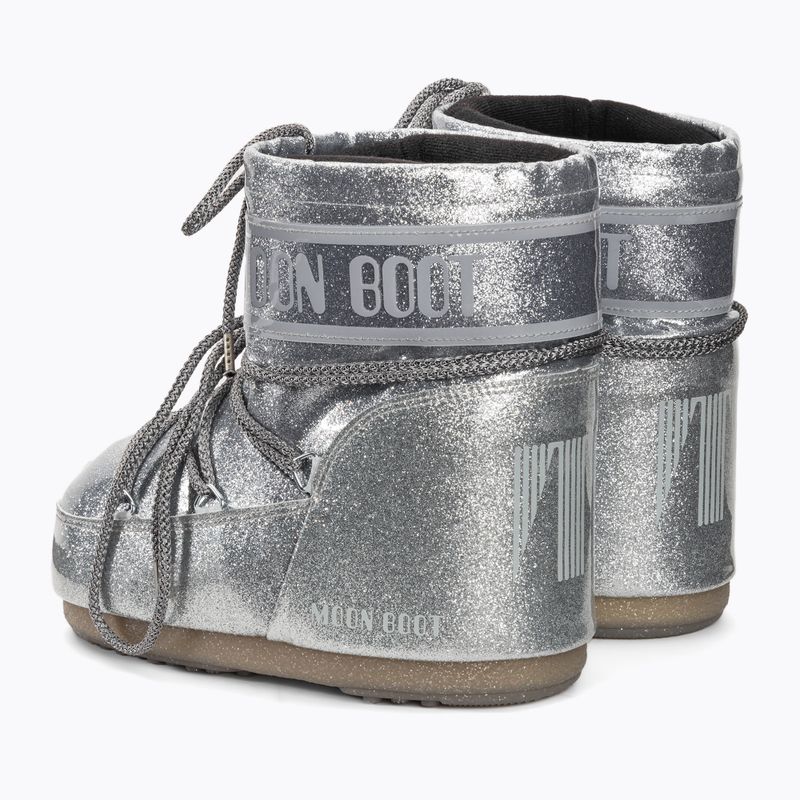 Women's Moon Boot Icon Low Glitter silver 3