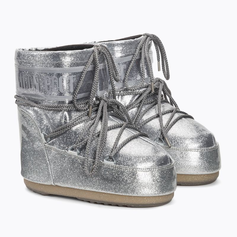 Women's Moon Boot Icon Low Glitter silver 4