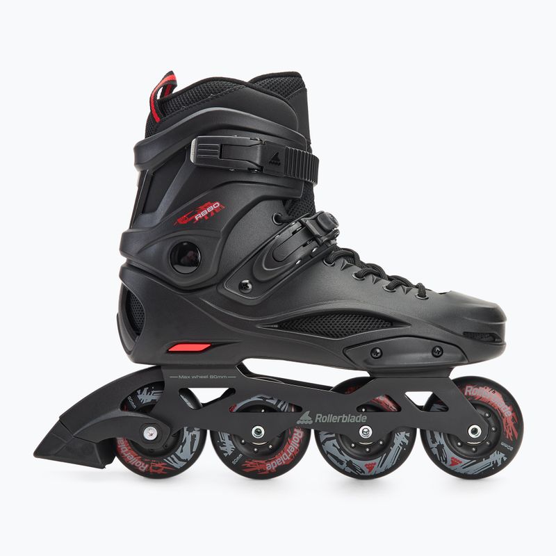 Men's Rollerblade RB 80 black/red roller skates 2