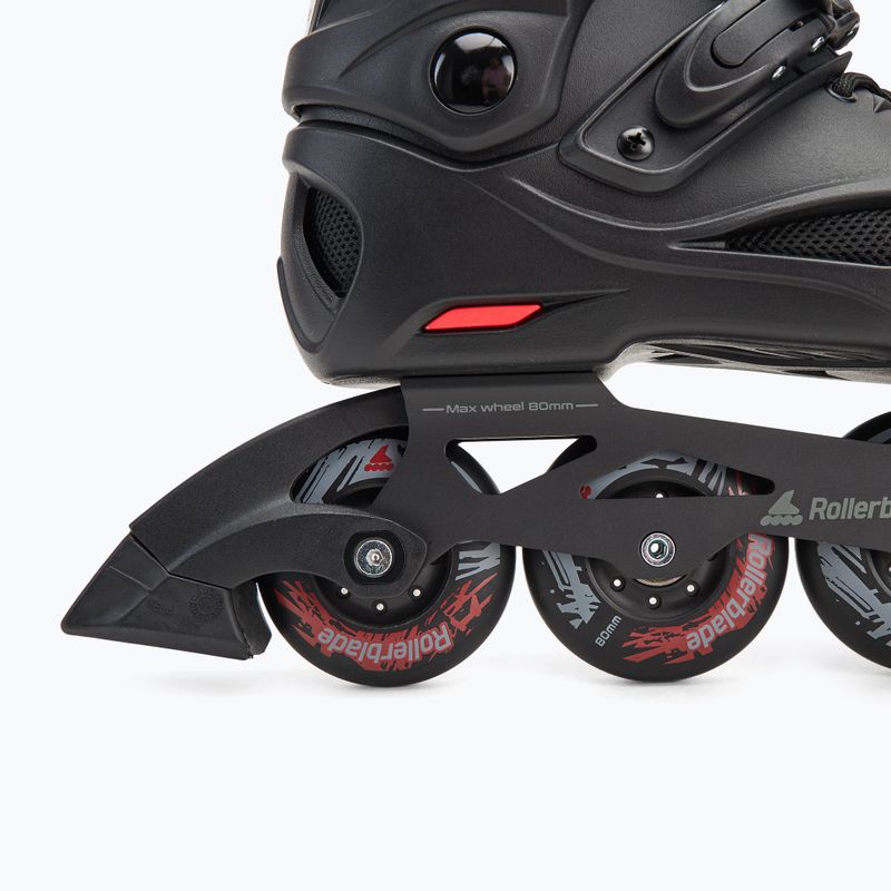 Men's Rollerblade RB 80 black/red roller skates 7