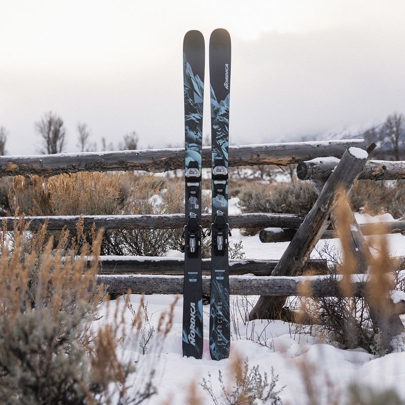 Nordica Enforcer 89 FLAT downhill ski black/blue/lime 8