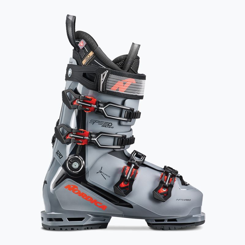 Men's Nordica Speedmachine 3 120 GW ski boots grey/black/red 6