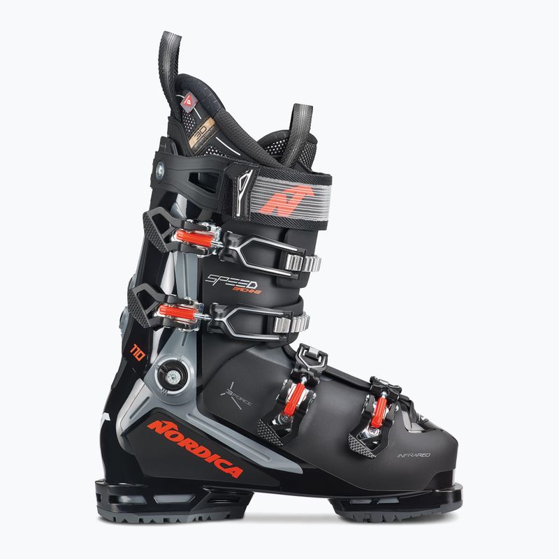 Men's Nordica Speedmachine 3 110 GW ski boots black/grey/red