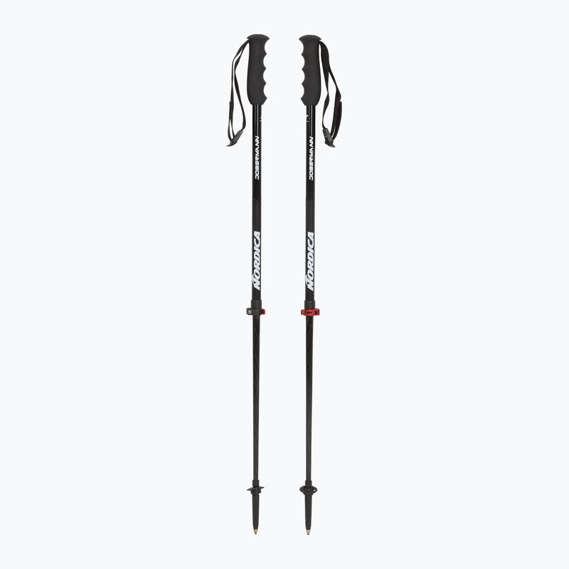 Ski poles Nordica Dobermann Multigara black/red 5