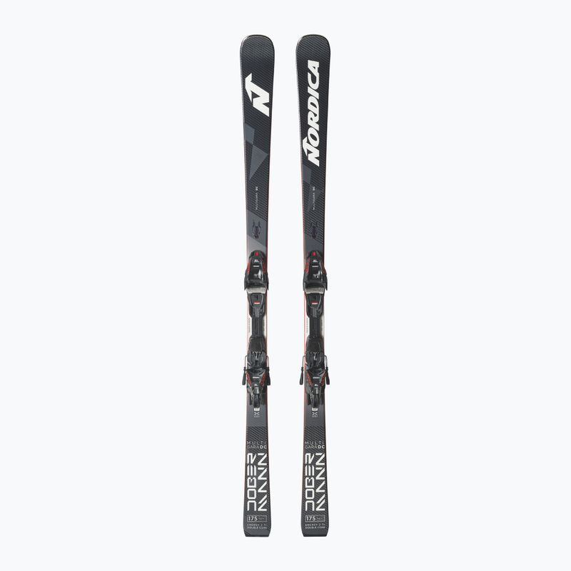 Alpine skis Nordica Doberman Multigara DC + bindings Comp 13 FDT black/white