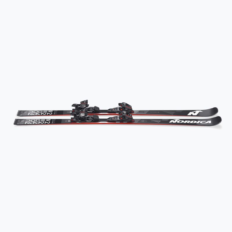 Alpine skis Nordica Doberman Multigara DC + bindings Comp 13 FDT black/white 5
