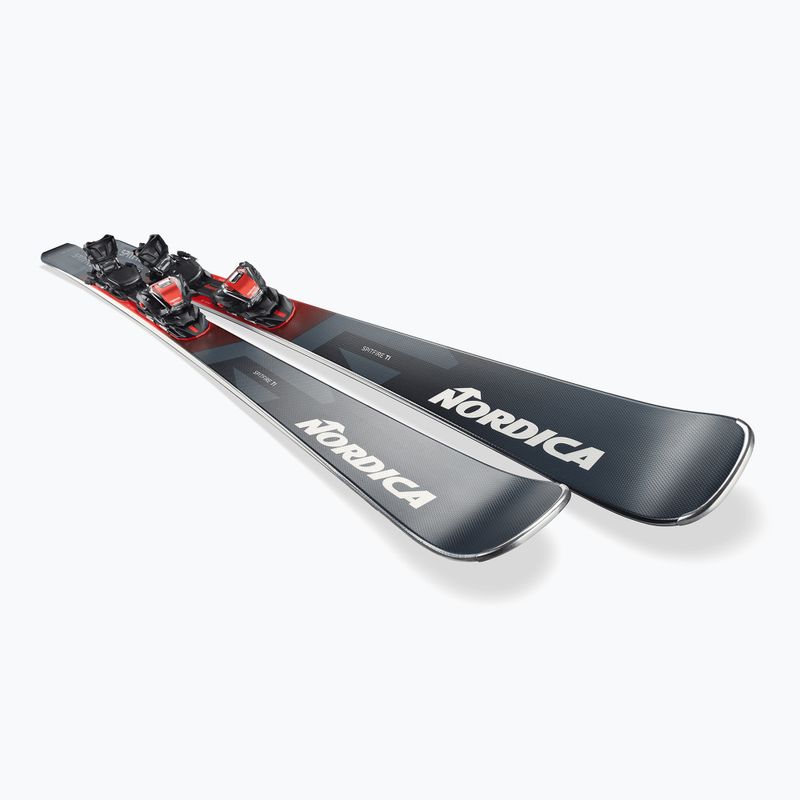 Alpine skis Nordica Spitfire TI + bindings TP2LT11 FDT grey/blue/red/silver 4
