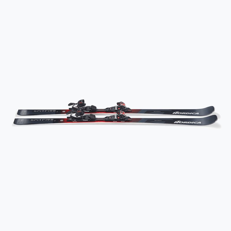 Alpine skis Nordica Spitfire TI + bindings TP2LT11 FDT grey/blue/red/silver 5