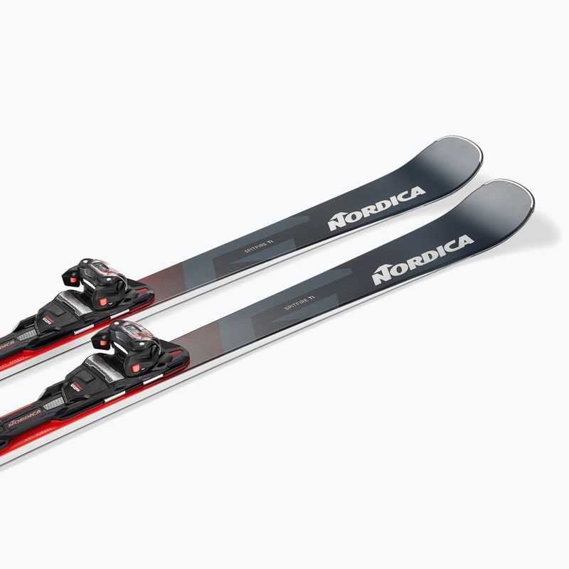 Alpine skis Nordica Spitfire TI + bindings TP2LT11 FDT grey/blue/red/silver 6