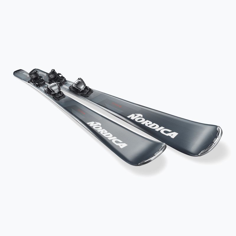 Alpine skis Nordica Spitfire 75 + bindings TP2COMP10 FDT grey-blue/white 4