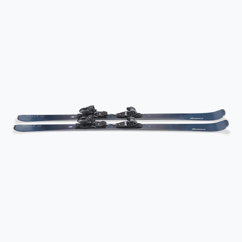 Women’s downhill skis with bindings Nordica Belle 72 + TP2COMP10 FDT midnight-blue/rainbow 5