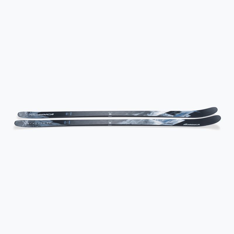 Alpine skis Nordica Enforcer 89 FLAT grey/blue/lime 5