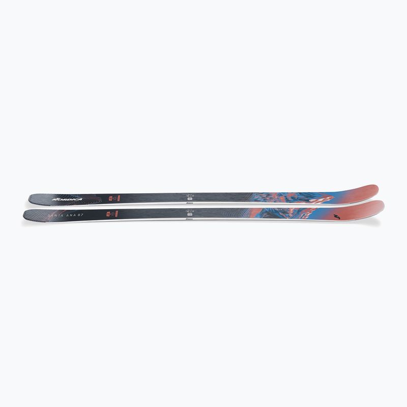 Women's alpine skis Nordica Santa Anna 87 Flat coral/blue/black 6