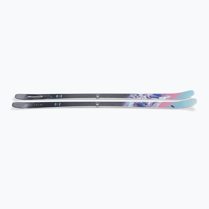 Women's alpine skis Nordica Santa Anna 82 Flat light/blue/coral/midnigh 6