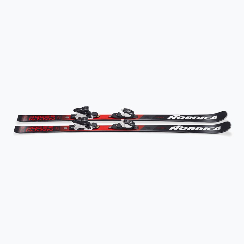 Children's alpine skis Nordica Doberman Combi Pro S + bindings J7.0 FDT anthrazite/red 5