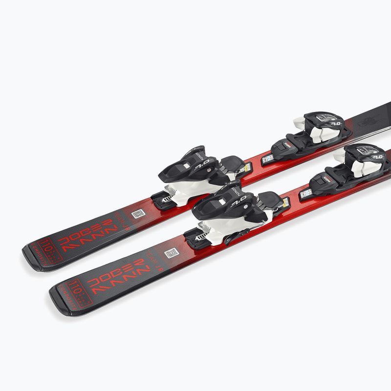 Kids’ downhill skis with bindings Nordica Team JR (110-150) + J7.0 FDT black/red 7
