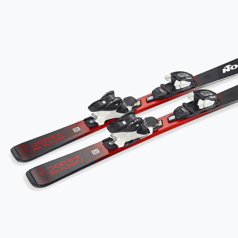 Kids’ downhill skis with bindings Nordica Team JR (100-140) + J4.5 FDT black/red 7