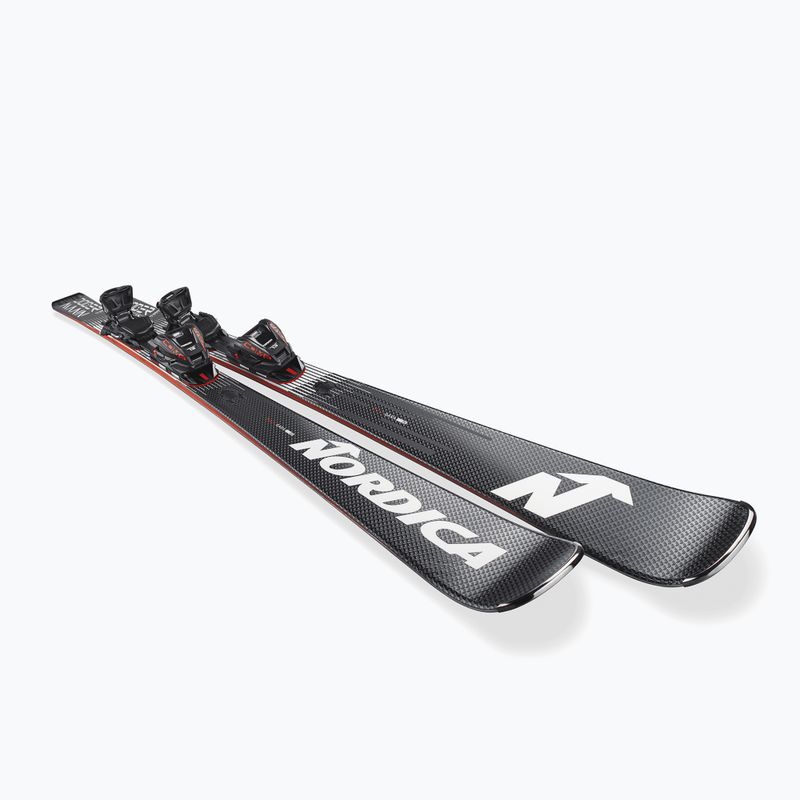 Downhill skis with bindings Nordica Doberman Multigara DC + Comp 13 FDT black/white 4