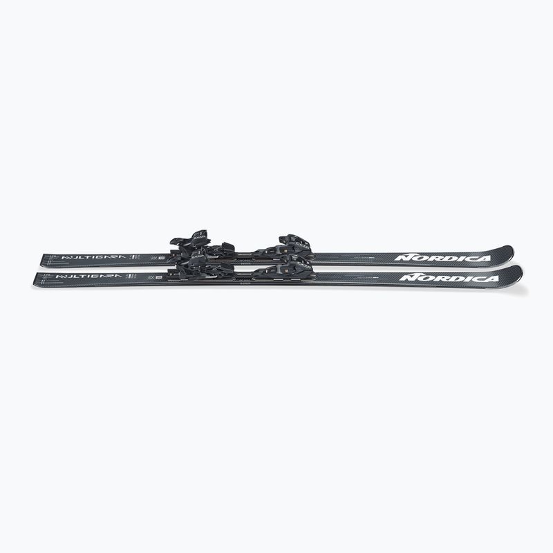 Downhill skis with bindings Nordica Multigara DC 74TI + Comp 12 FDT greyblue/white 5