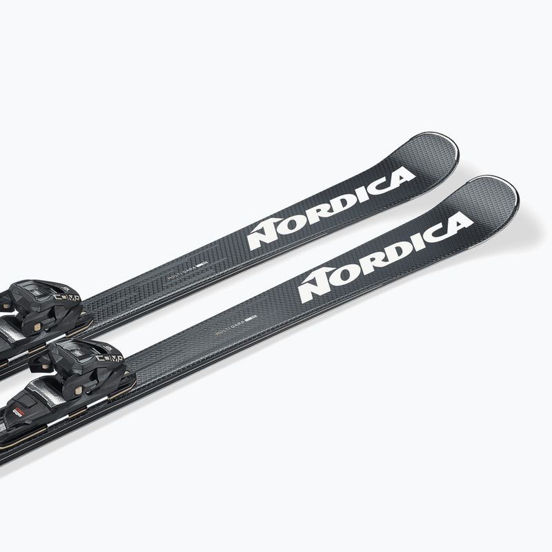 Downhill skis with bindings Nordica Multigara DC 74TI + Comp 12 FDT greyblue/white 6