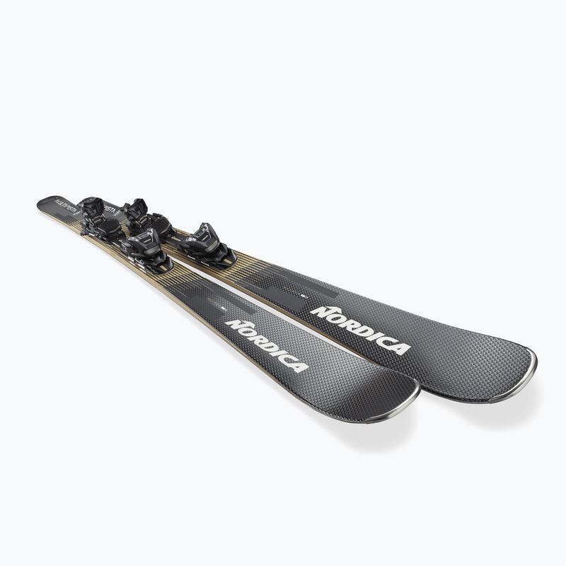 Downhill skis with bindings Nordica Multipista DC 80TI + TPX 12 FDT anhtracite/white 4
