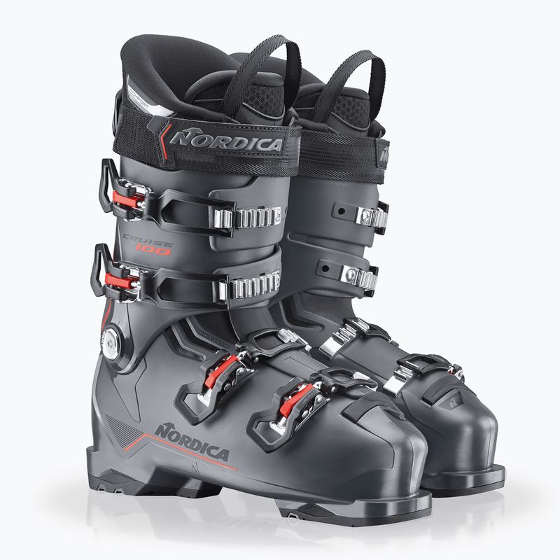 Men's ski boots Nordica The Cruise 100 anthracite/black/red 7