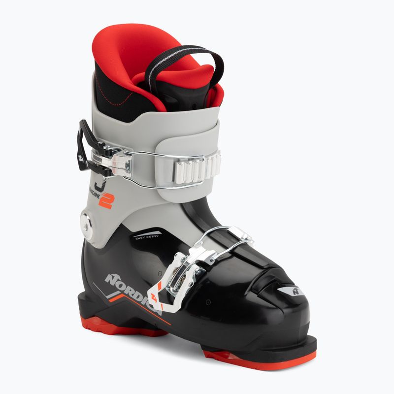Children's ski boots Nordica Speedmachine J 2 black/grey/red