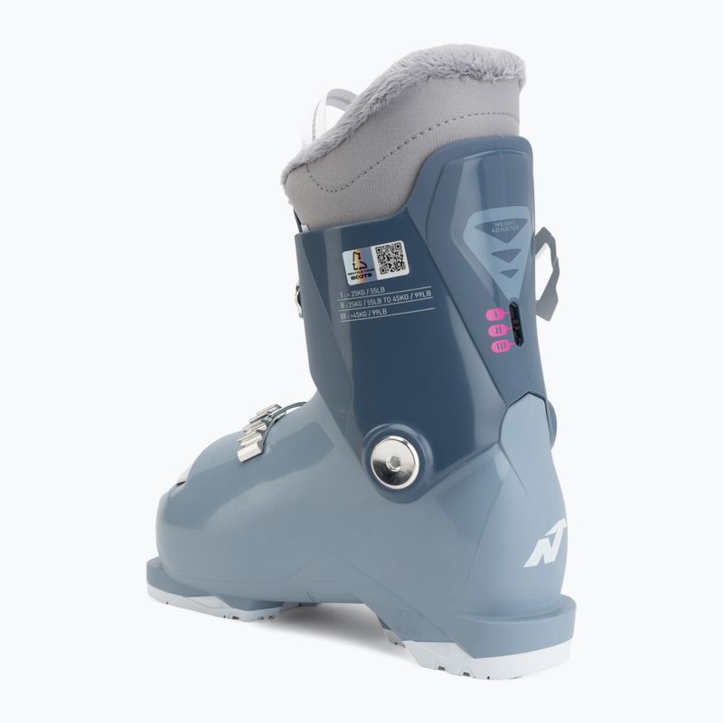 Children's ski boots Nordica Speedmachine J 2 blue/light blue/fucsia 2