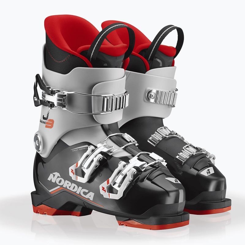 Children's ski boots Nordica Speedmachine J 3 black/grey/red 7