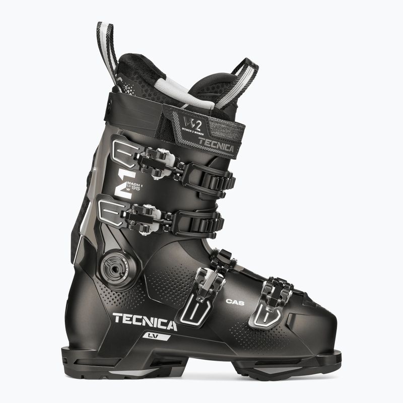 Women's ski boots Tecnica Mach1 95 LV W TD2 GW black / gold 2