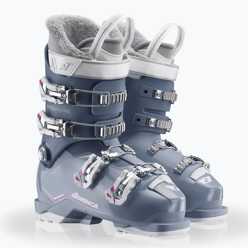 Children's ski boots Nordica Speedmachine J 4 blue/light blue/fucsia 7