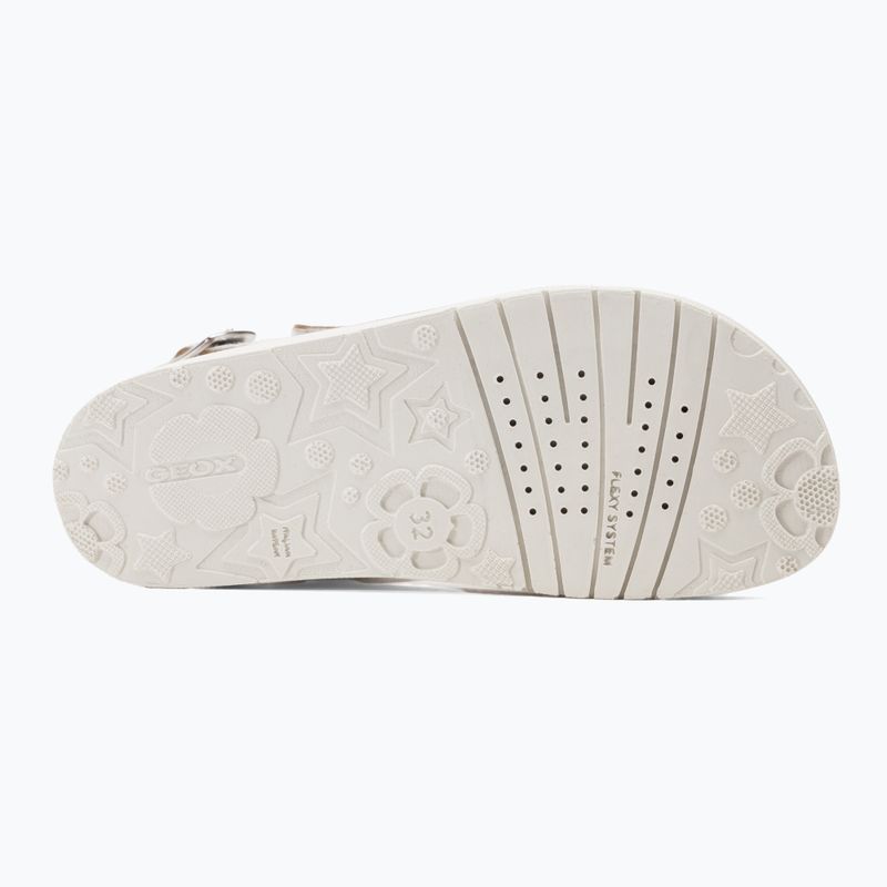 Geox Costarei silver junior sandals 4