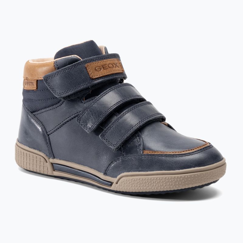 Geox Poseido navy/cognac children's shoes