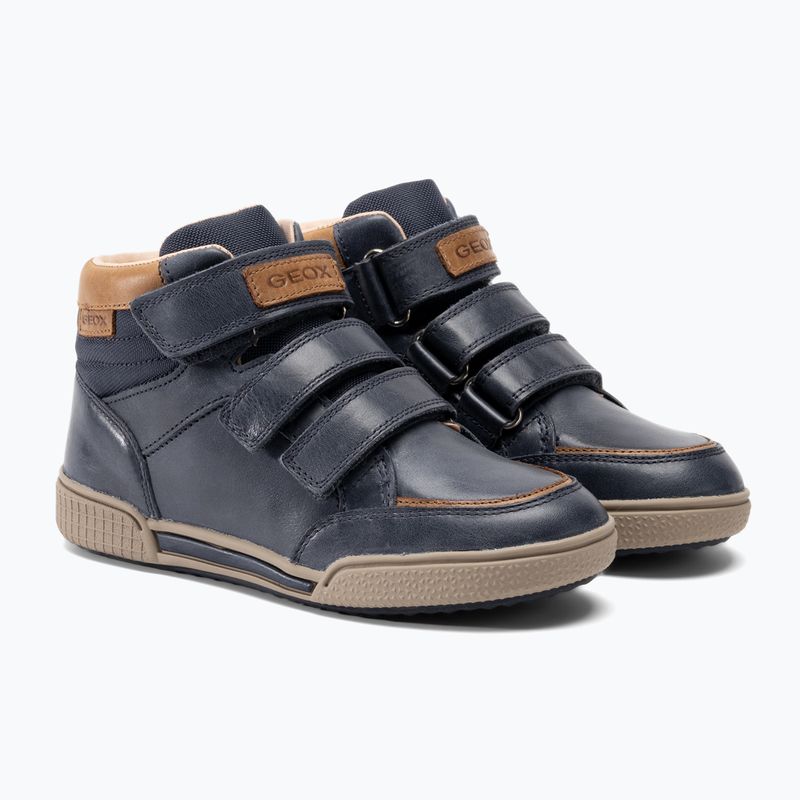 Geox Poseido navy/cognac children's shoes 4