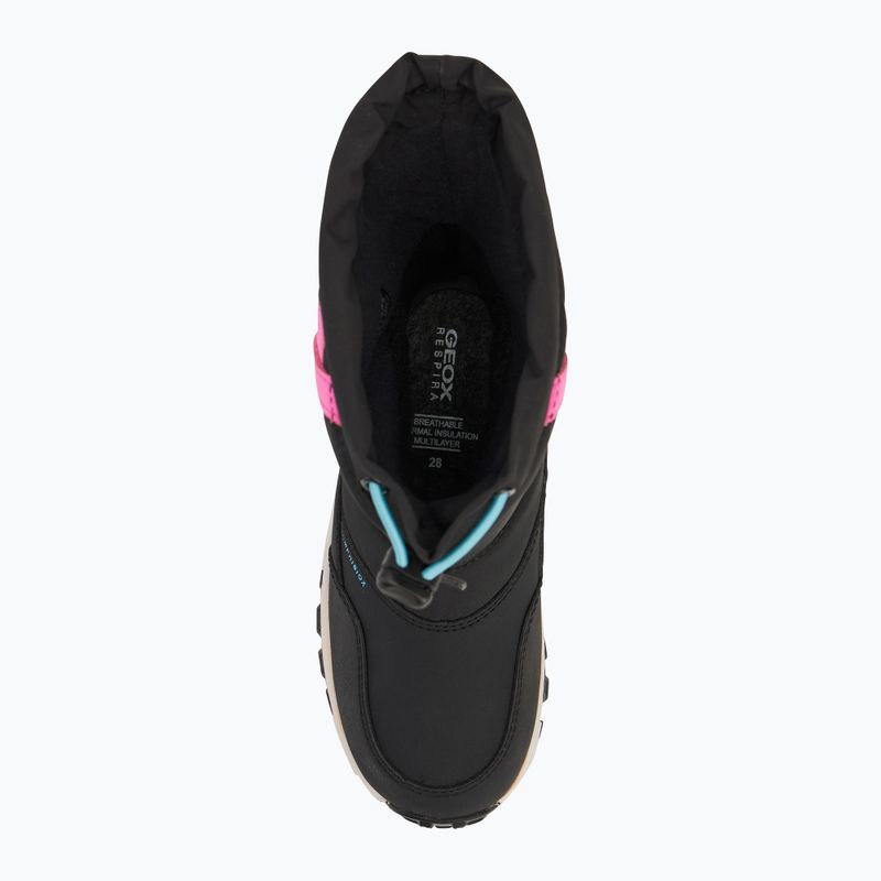Geox Himalaya ABX children's snow boots black / fuchsia 5