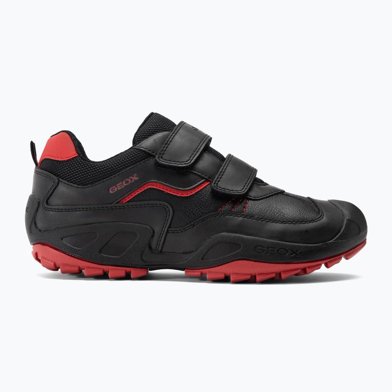 Geox New Savage black/red junior shoes 2