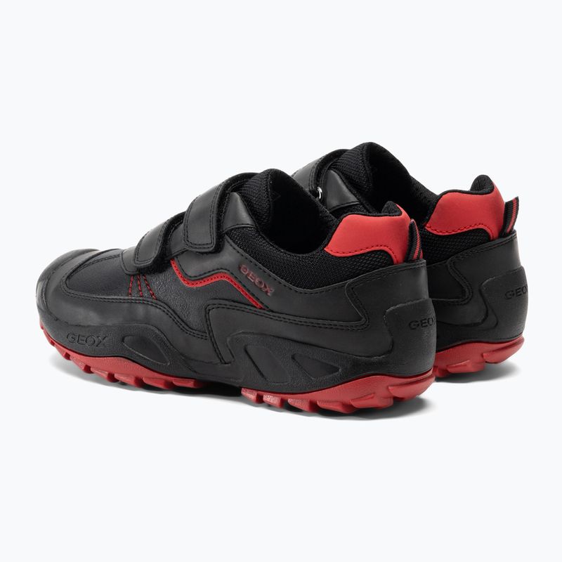 Geox New Savage black/red junior shoes 3