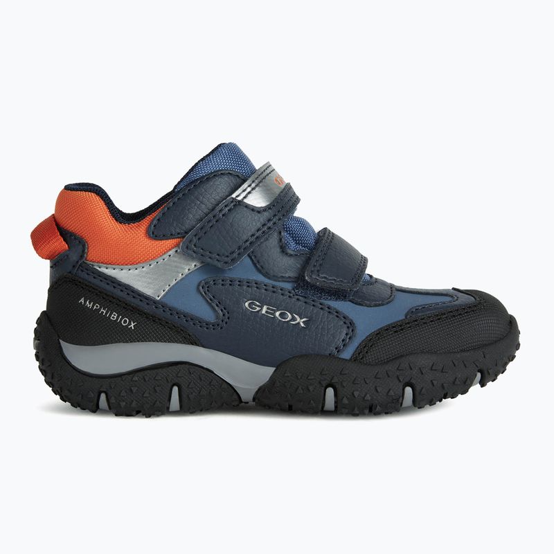 Geox Baltic Abx navy/blue/orange junior shoes 8
