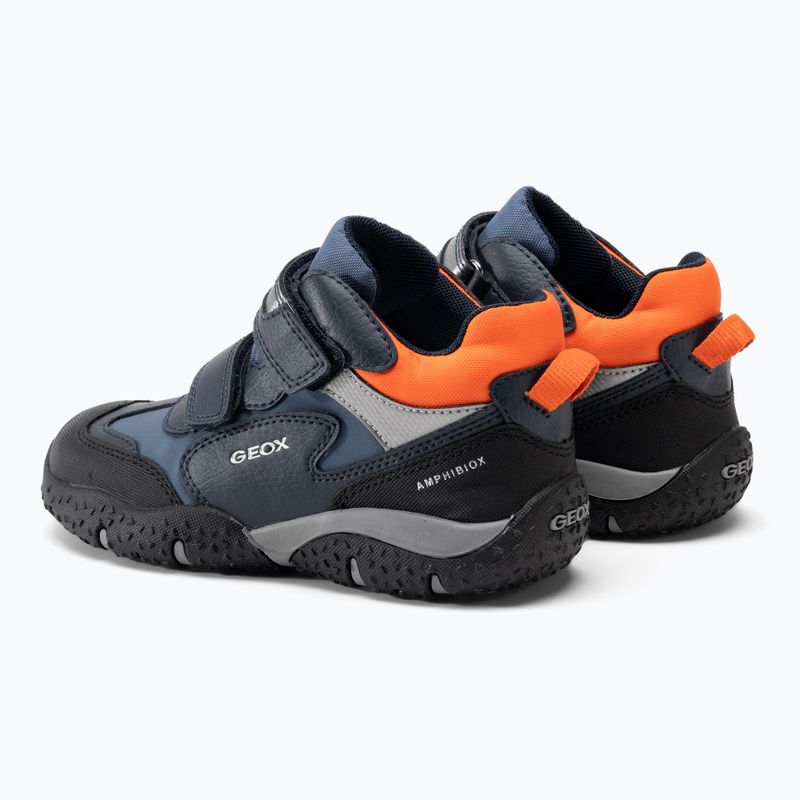 Geox Baltic Abx navy/blue/orange junior shoes 2