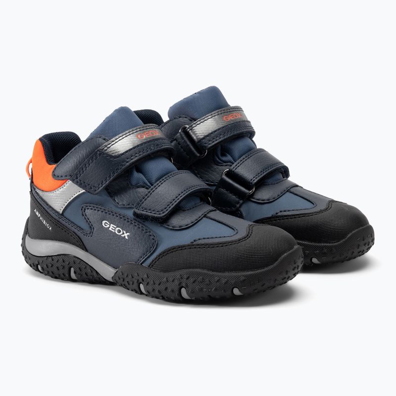 Geox Baltic Abx navy/blue/orange junior shoes 4