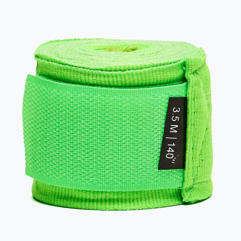 Boxing wraps Leone 1947 Hand Wraps 350 cm verde fluo/fluo green 3