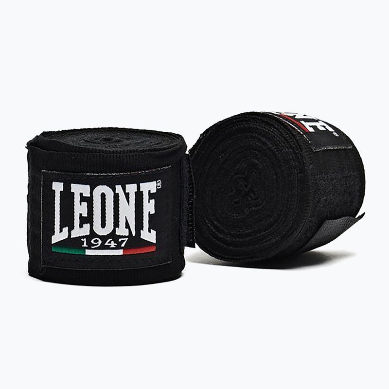 LEONE Boxing Bandages 1947 Hand Wraps black 4