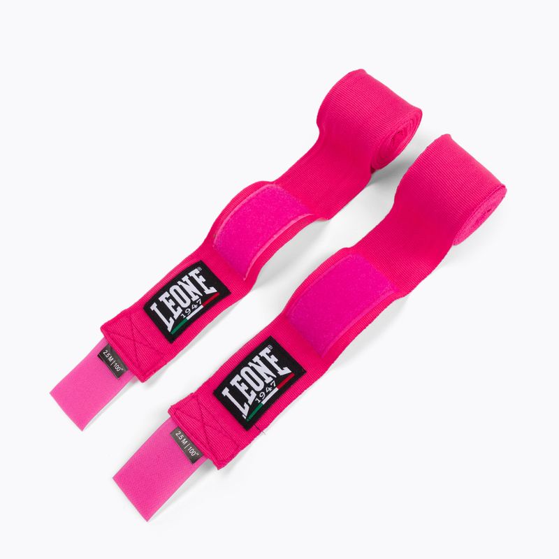 LEONE boxing bandages 1947 Hand Wraps pink AB705 2