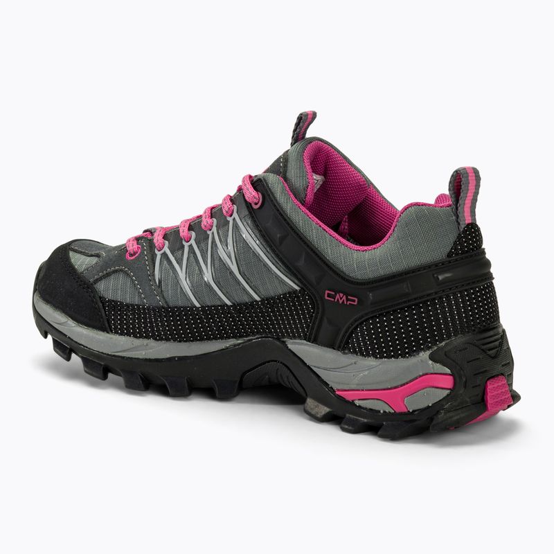 Women's trekking boots CMP Rigel Low grey/fuxia/ice 3