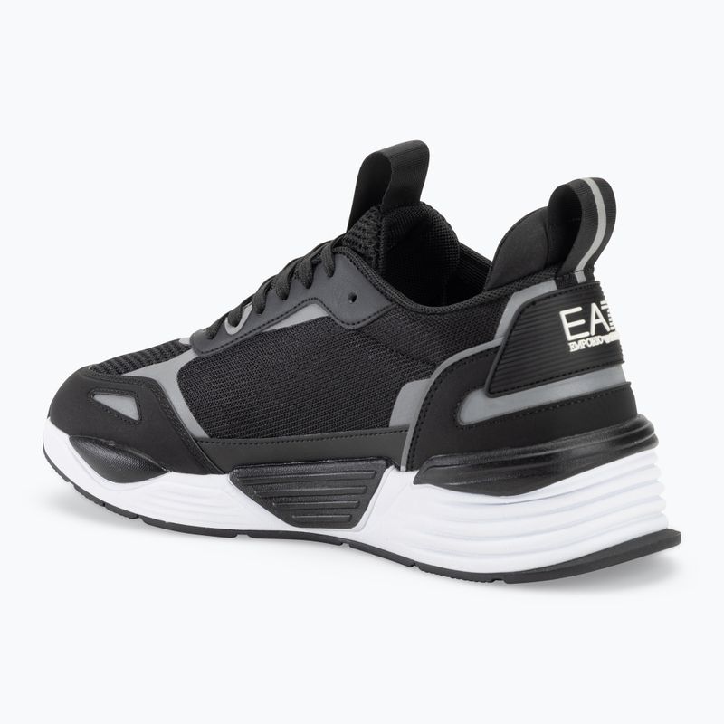 EA7 Emporio Armani Ace Runner black/ silver shoes 3