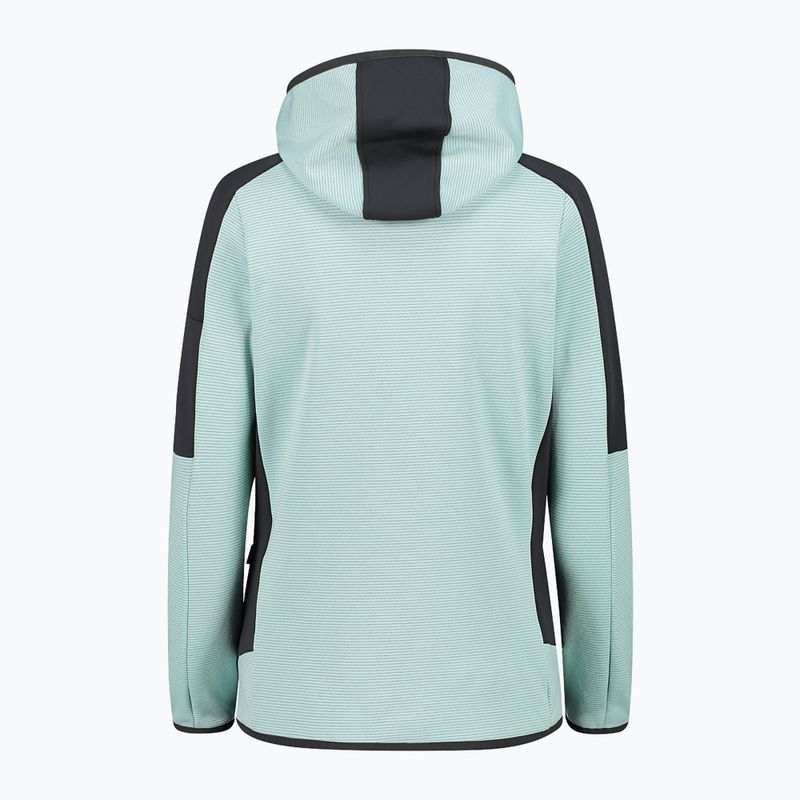 Women's trekking sweatshirt CMP 34G1516 acqua 2