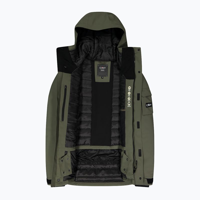 Men's ski jacket CMP 34W3917 olive 4