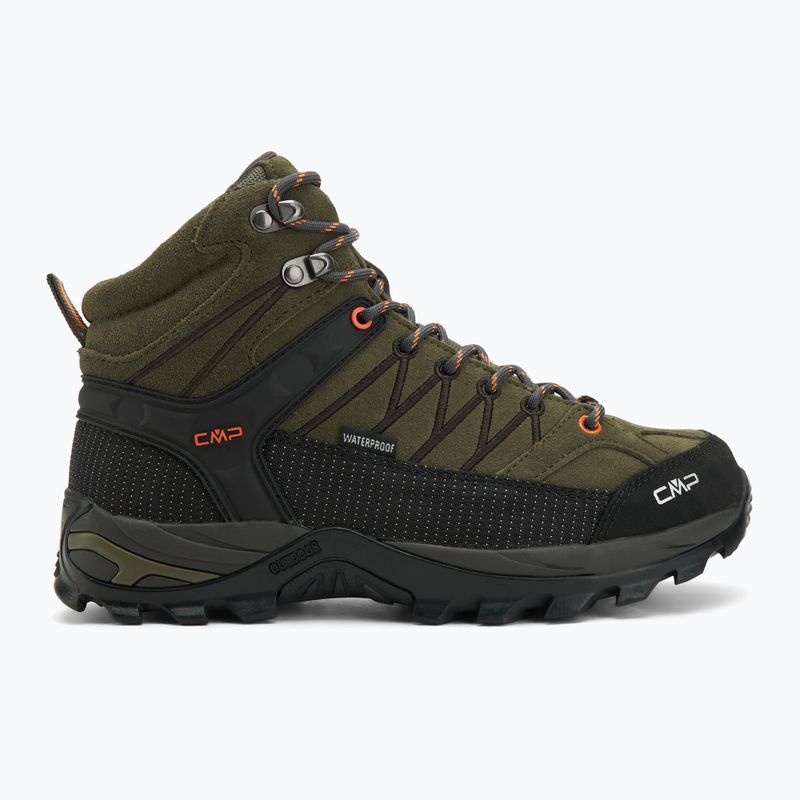 Men's trekking boots CMP Rigel Mid Wp olive/flame 2